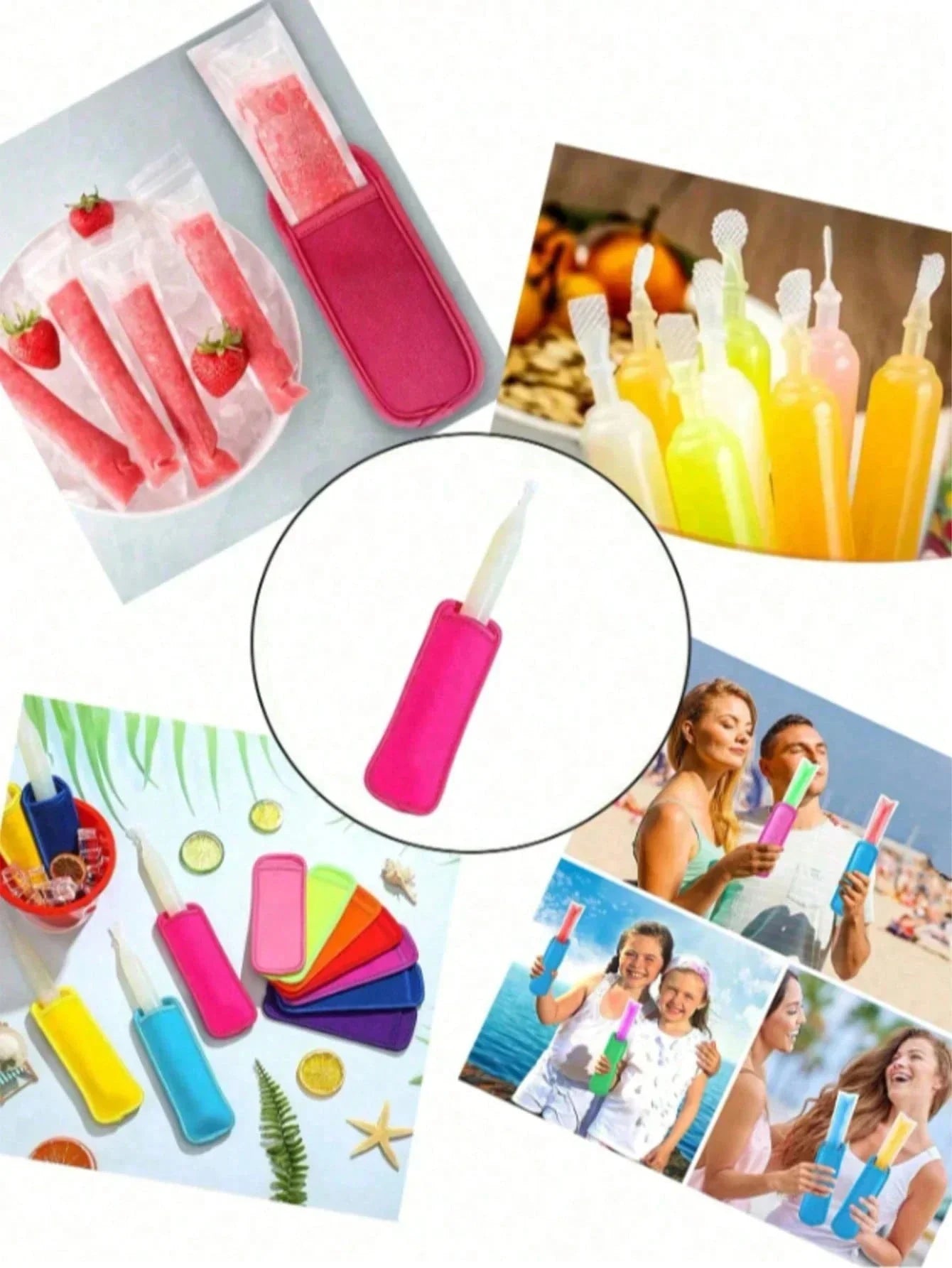 Reusable Neoprene Popsicle Holders