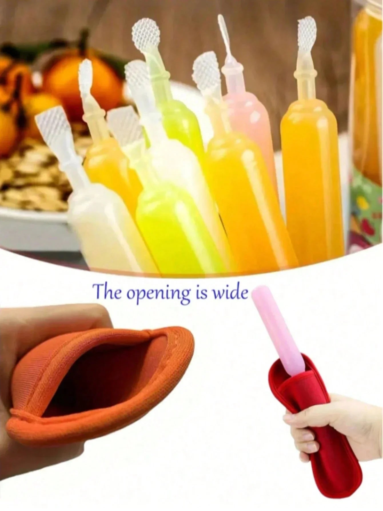 Reusable Neoprene Popsicle Holders