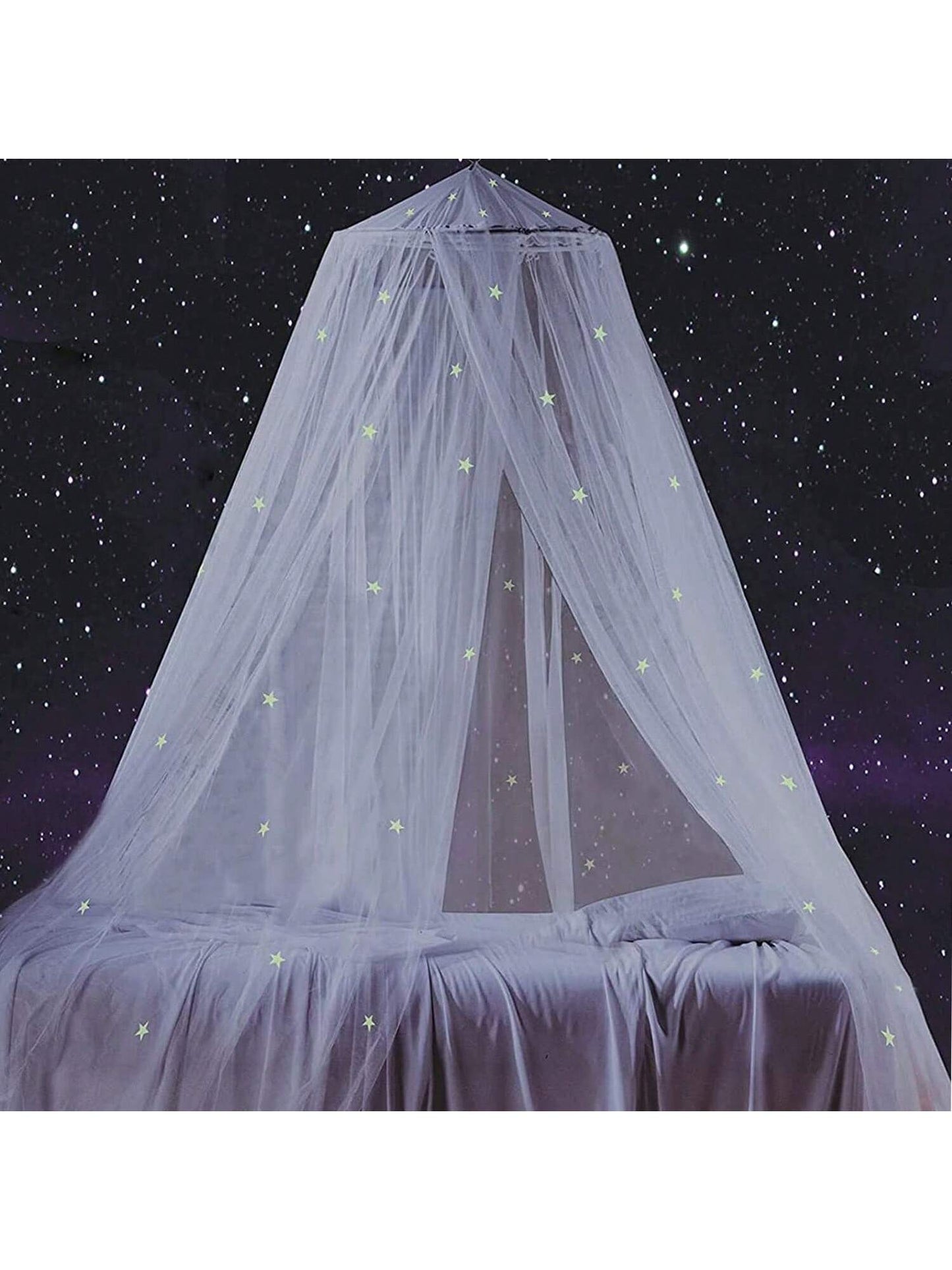 Baby Crib Glow Star Canopy