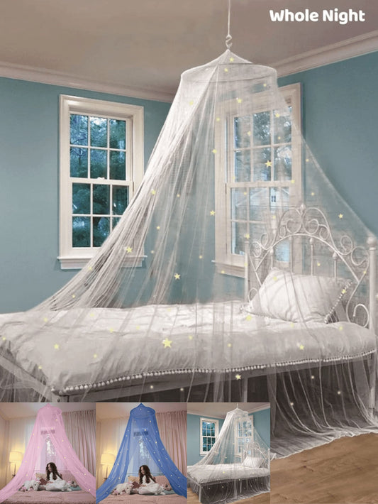 Baby Crib Glow Star Canopy