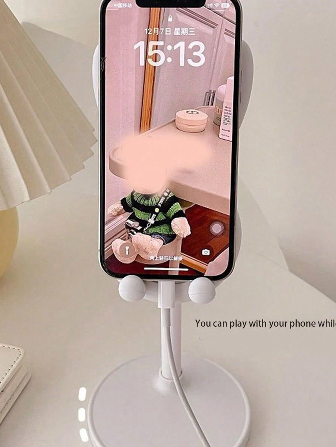 Cartoon Rabbit Adjustable Phone Stand