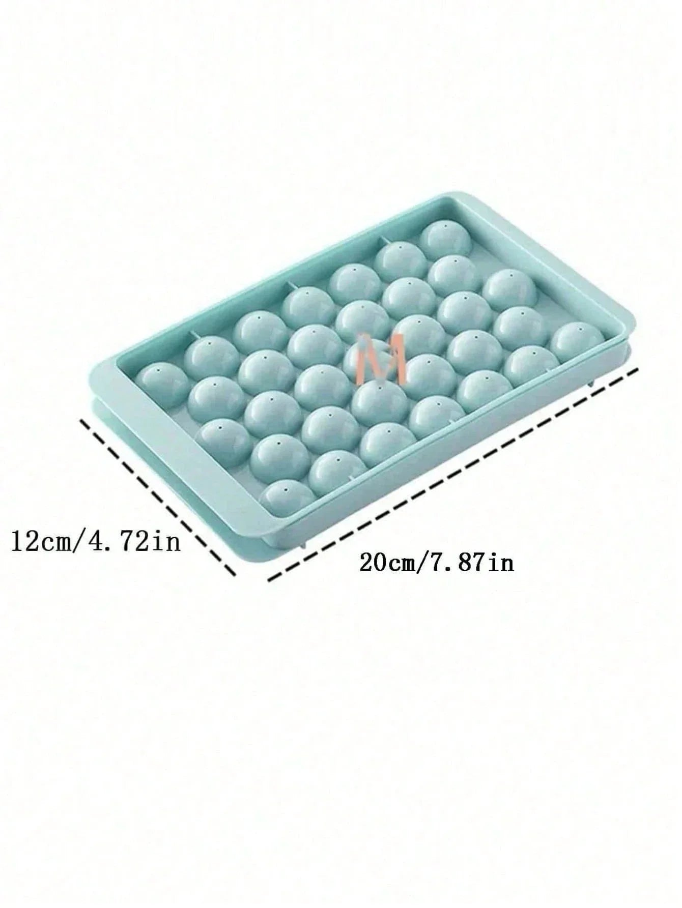 33-Grid Plastic Ice Tray with Lid