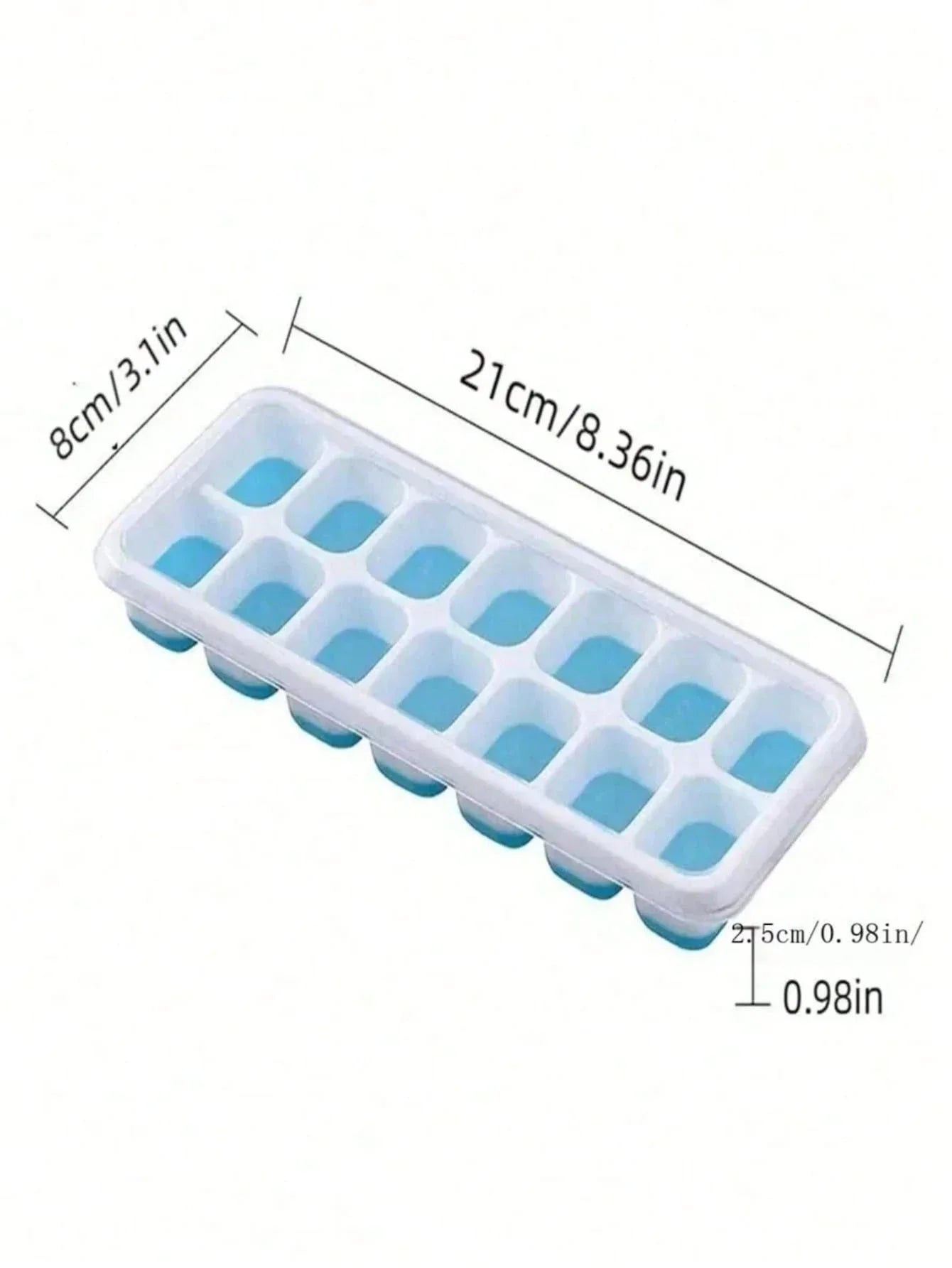 Silicone Ice Cube Tray with Lid