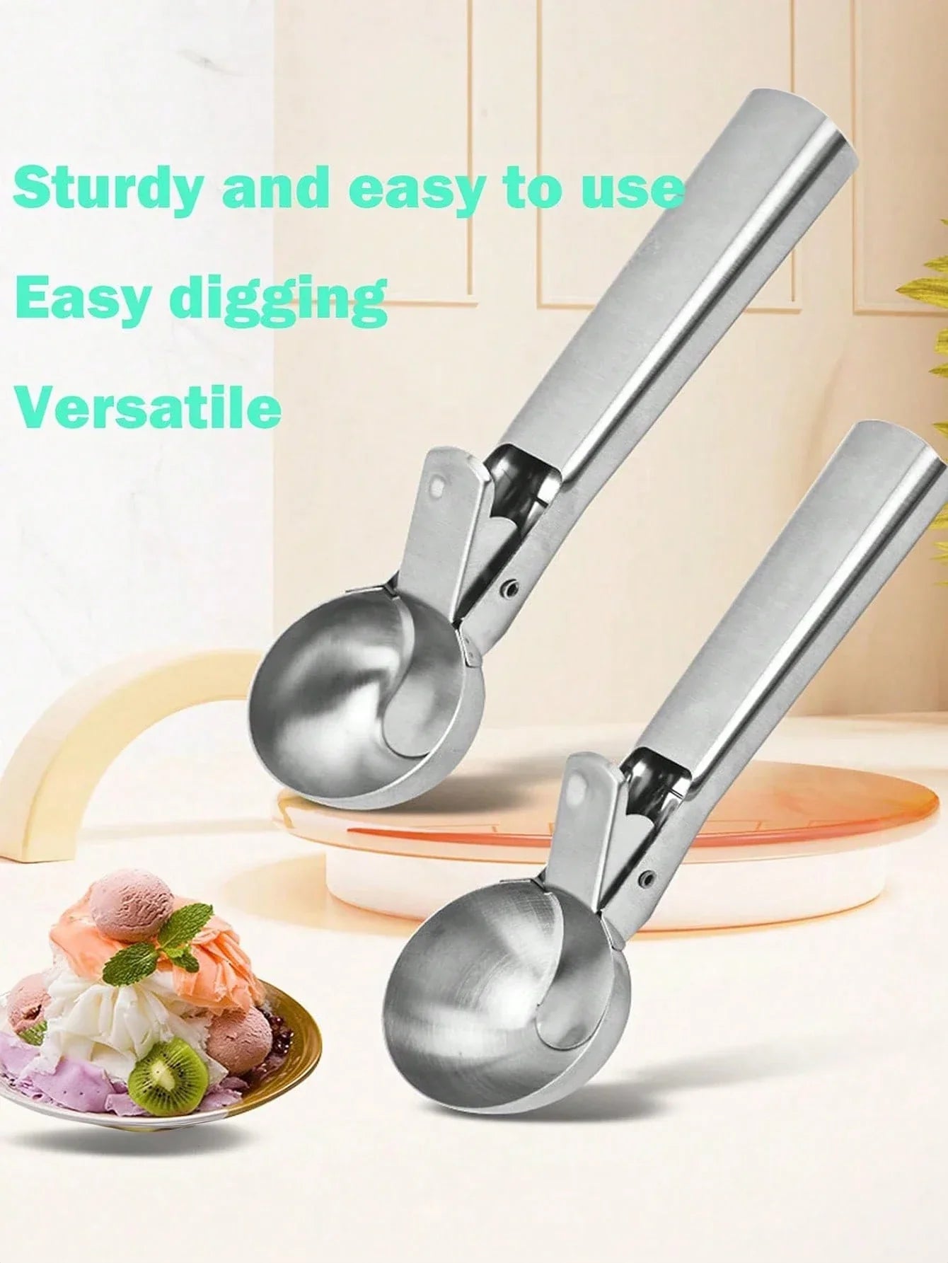 Stainless Steel Ice Cream Scoop