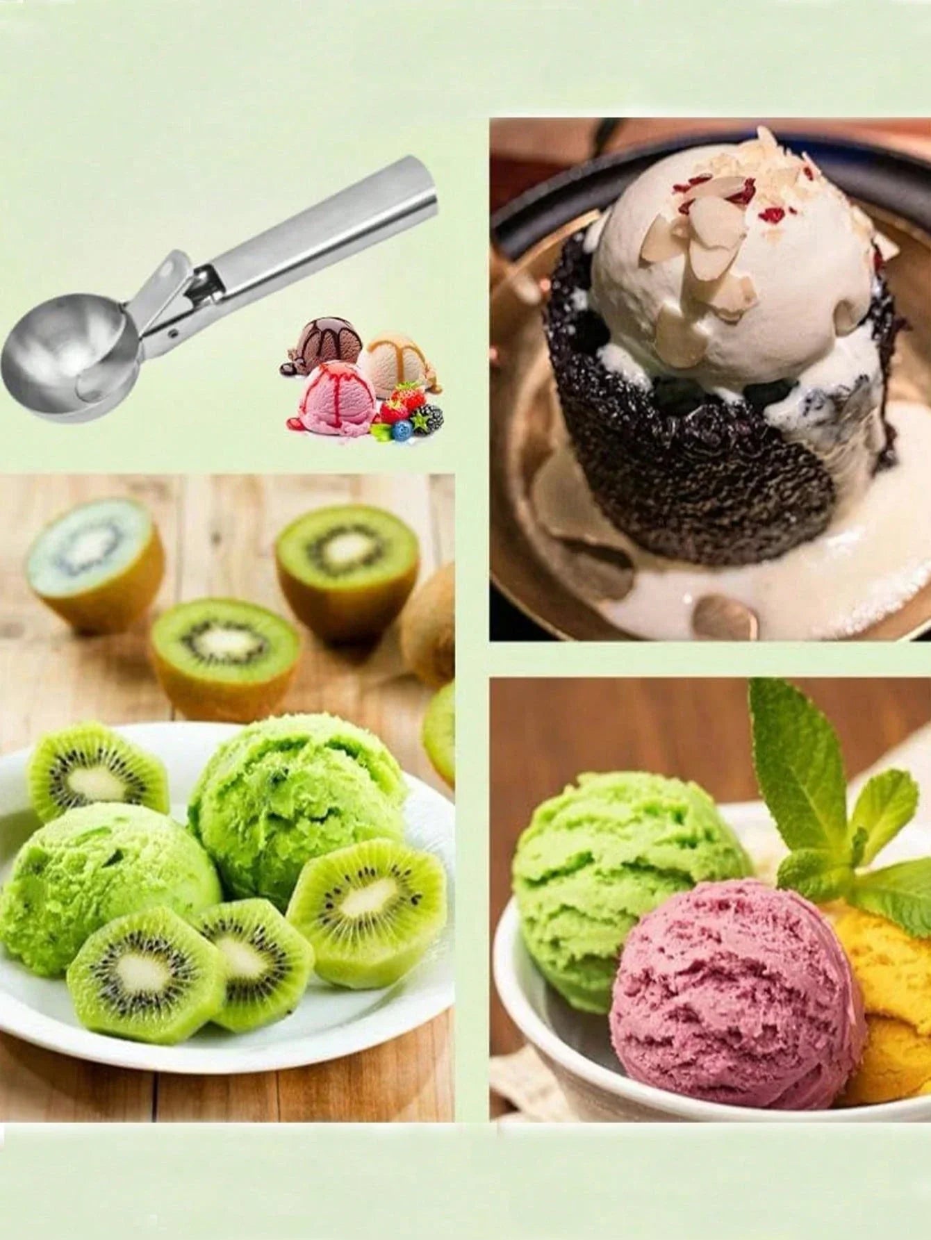 Stainless Steel Ice Cream Scoop