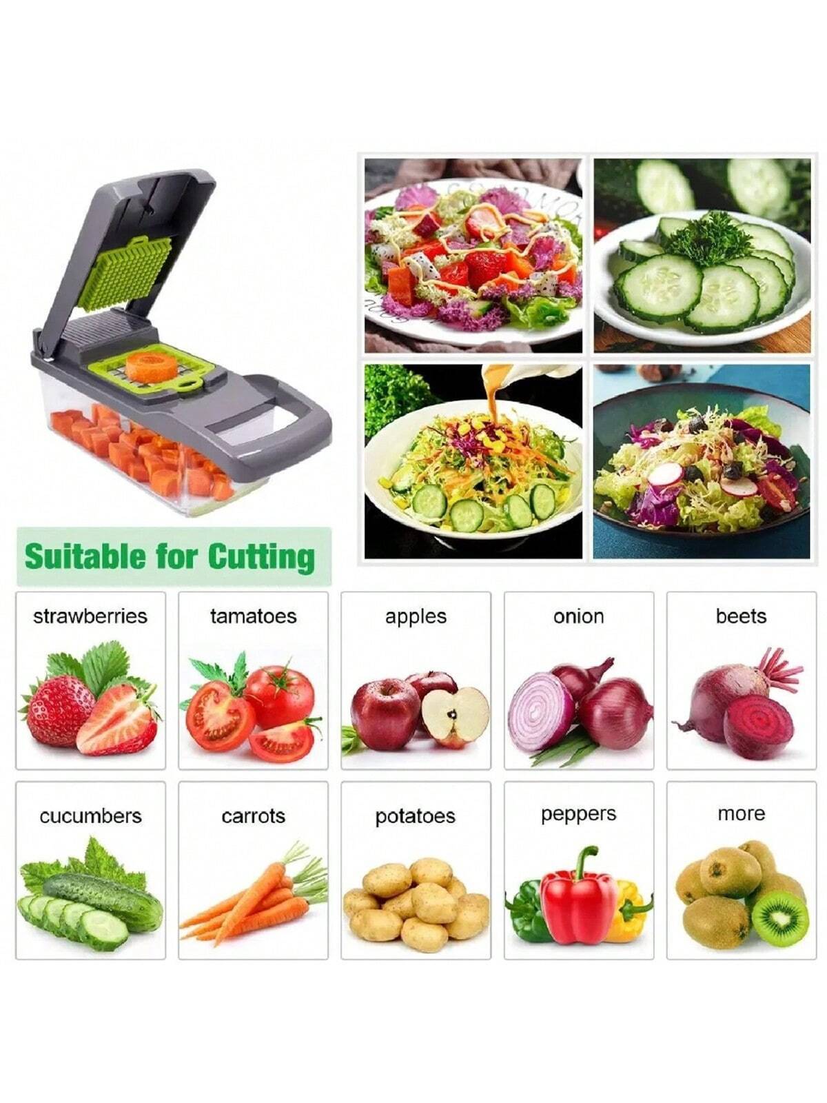 Multifunctional Vegetable Chopper Set