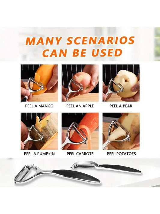 2pcs Straight Blade Peeler Set