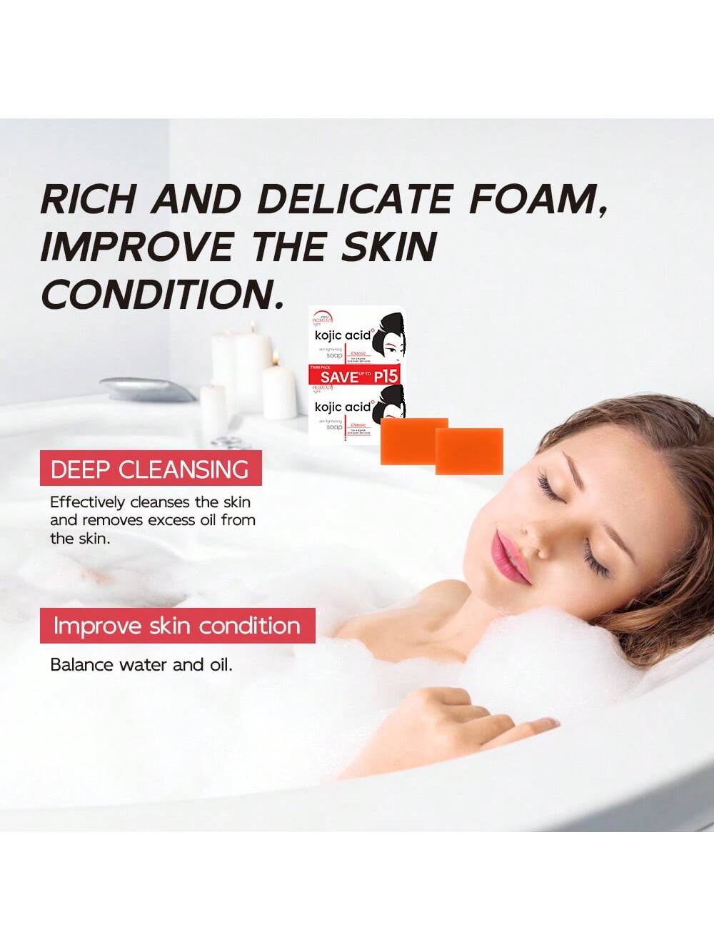 Kojic Papaya Brightening Soap