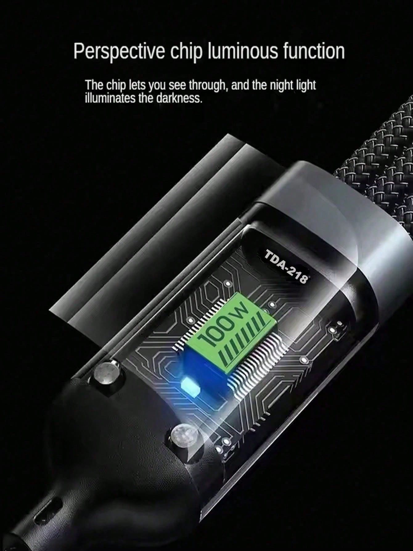 Transparent 3-in-1 Fast Charger