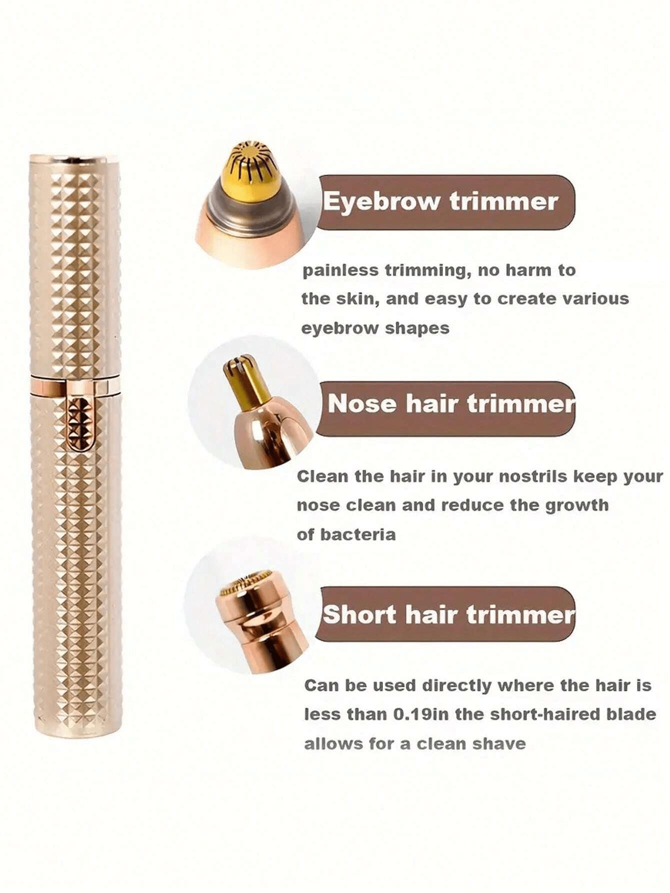 3-In-1 Women’s Electric Shaver Trimmer