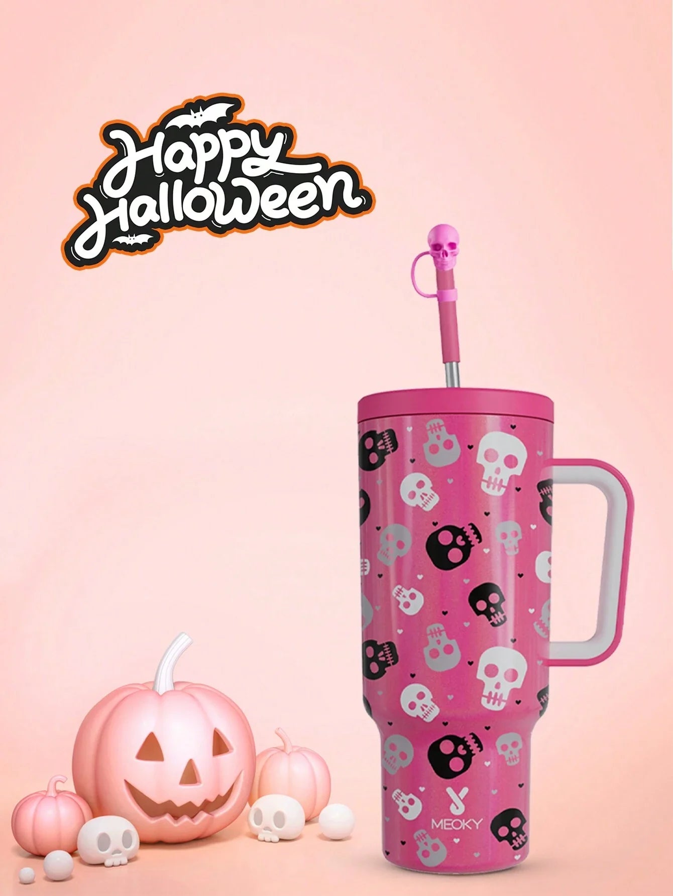 Meoky 40oz Insulated Travel Tumbler