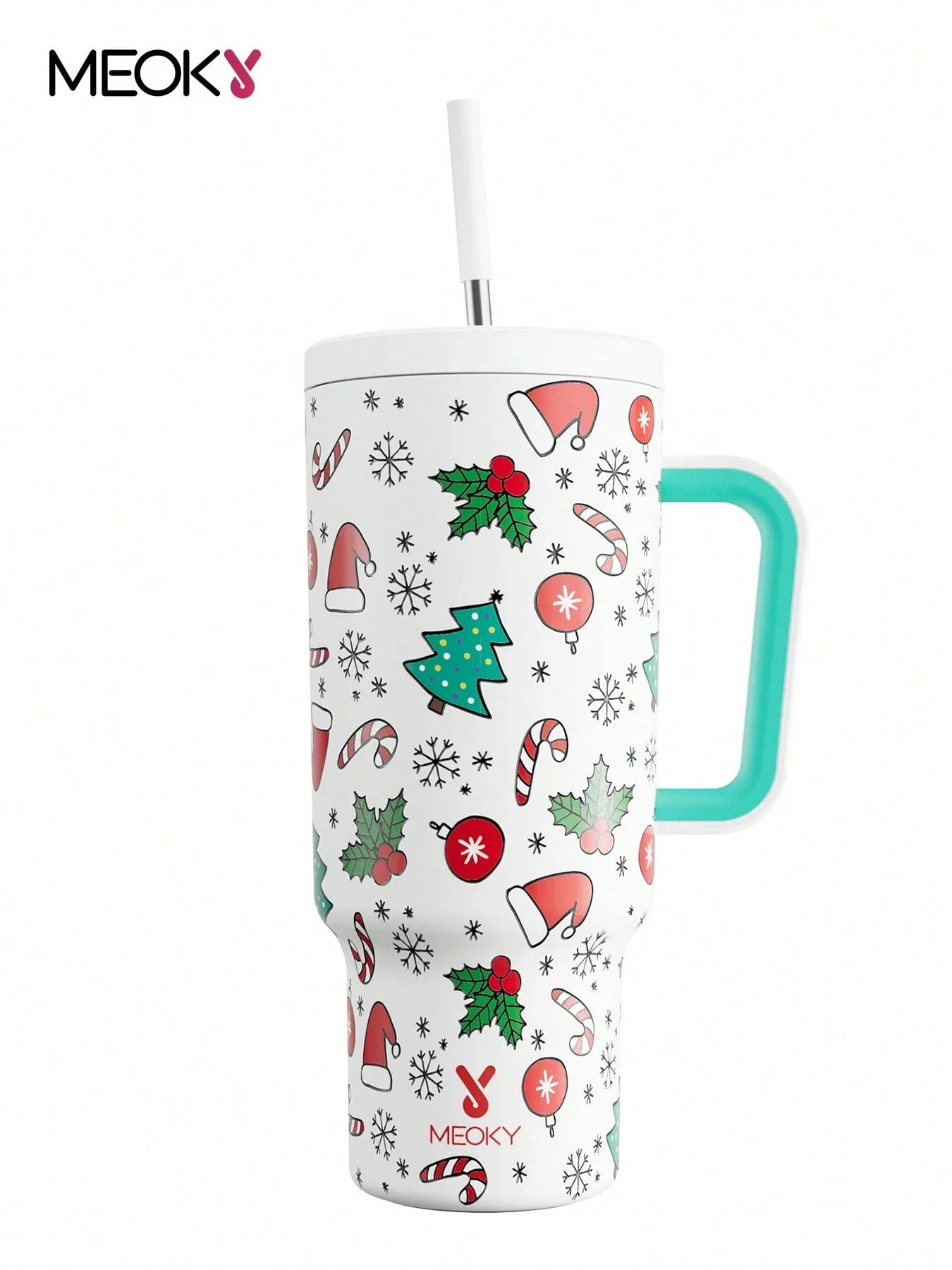 Meoky 40oz Stainless Steel Tumbler