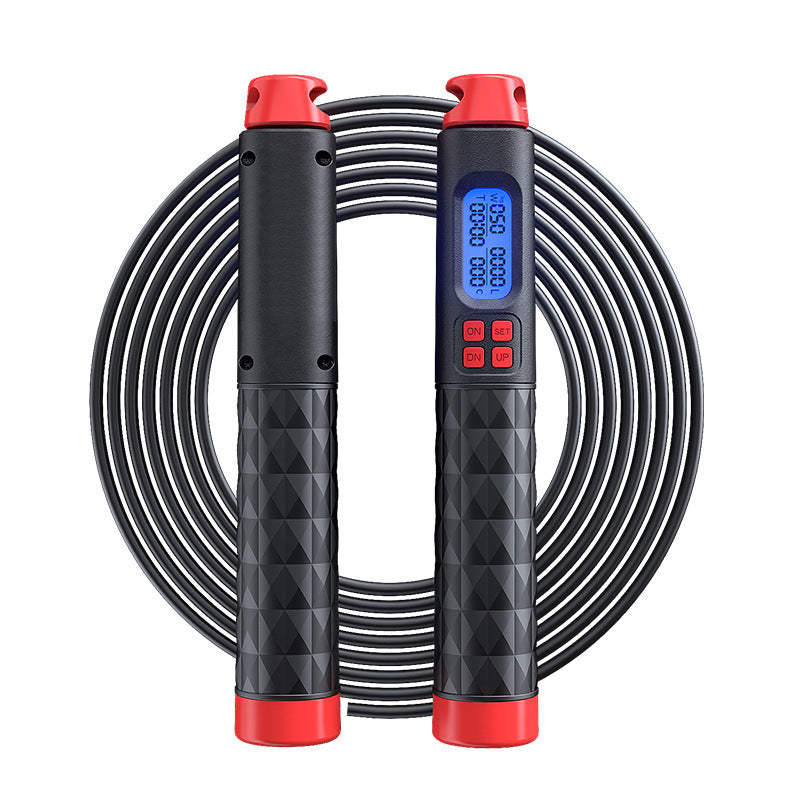 Smart Cordless Skipping Rope, Fitness Skipping Rope, Jump Rope with Tracker