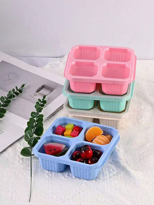 4-Compartment Bento Snack Box