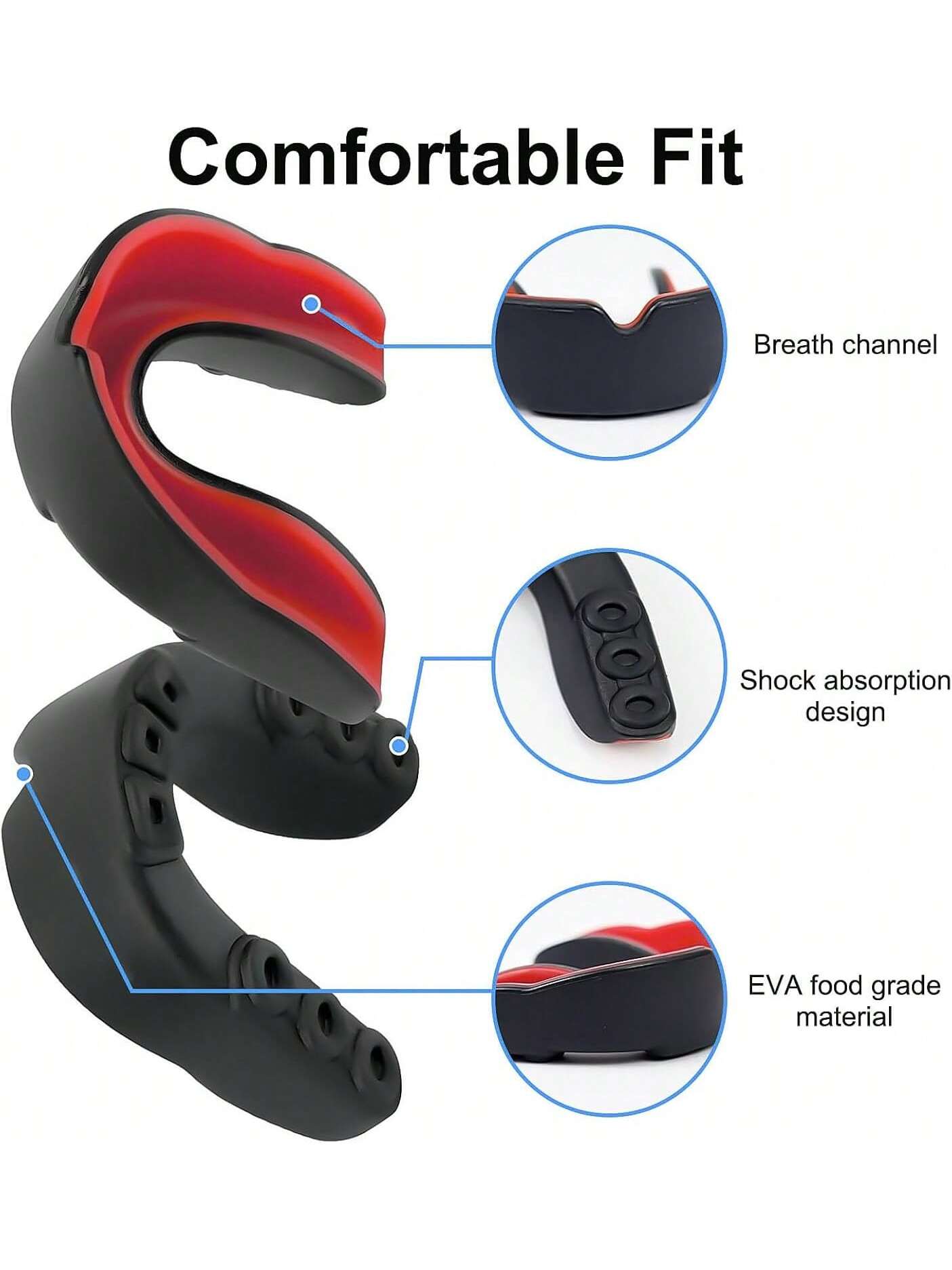 5 Pack Youth Sports Mouthguards