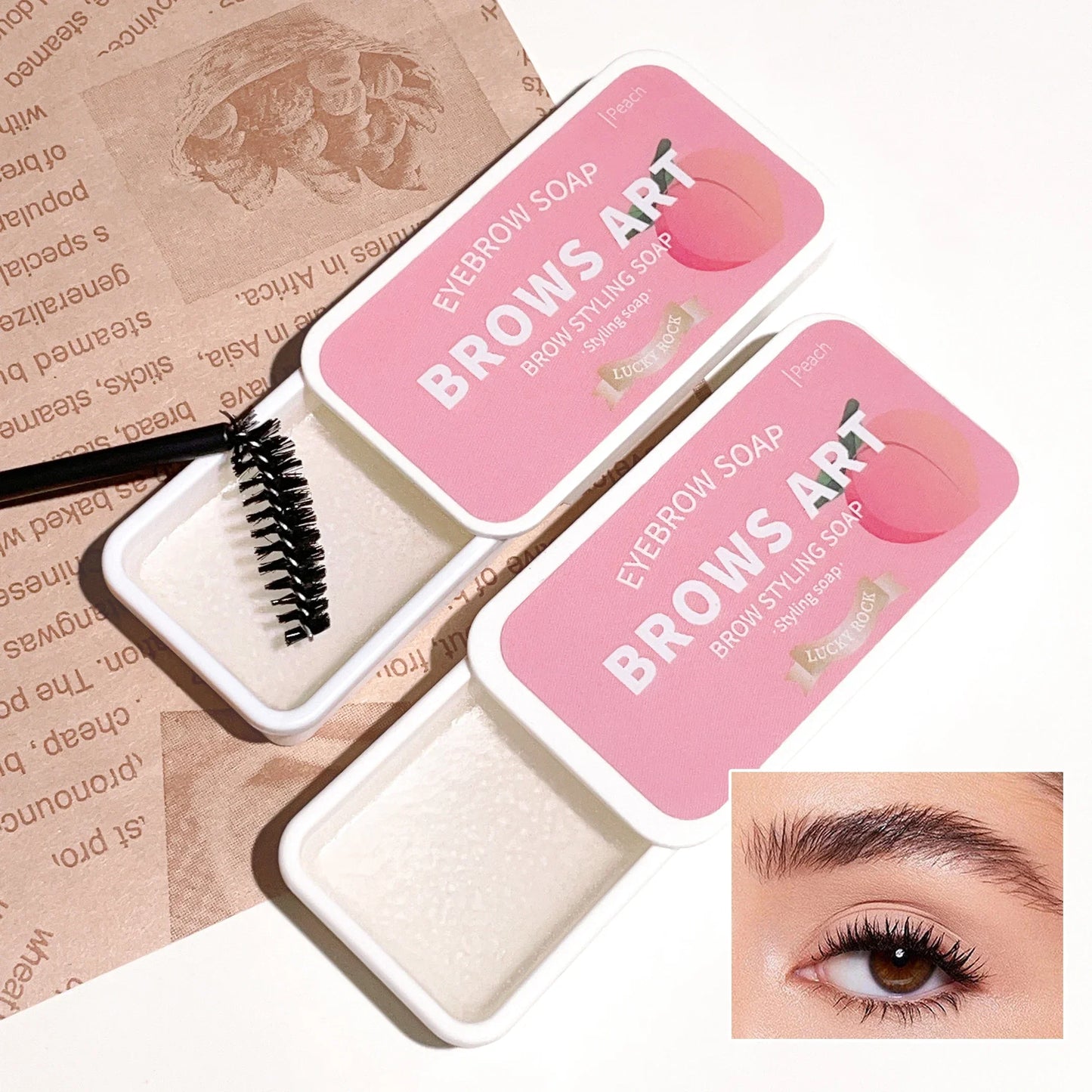 4-Color Waterproof Eyebrow Styling Wax