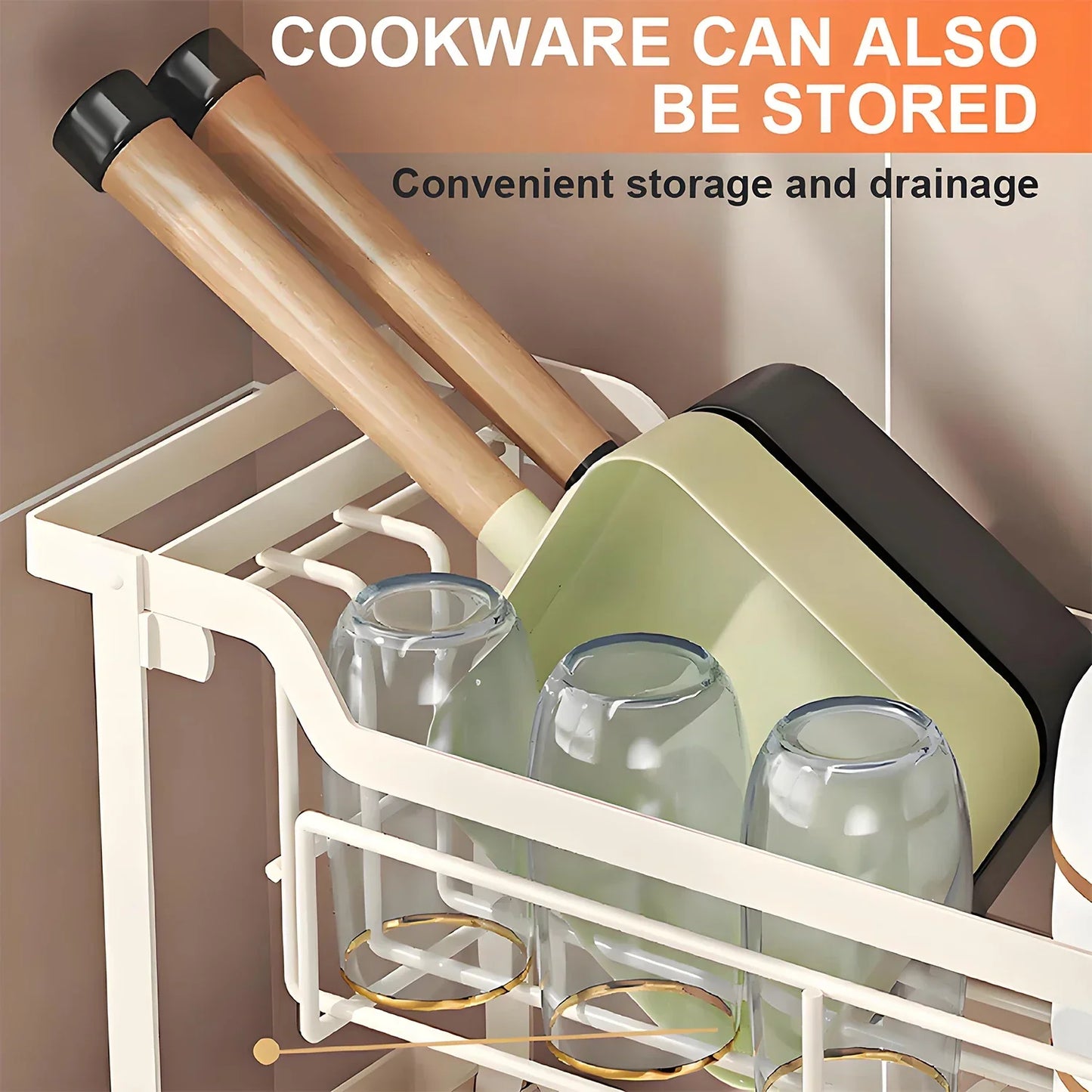 Kitchen Bowl and Plate Organizer