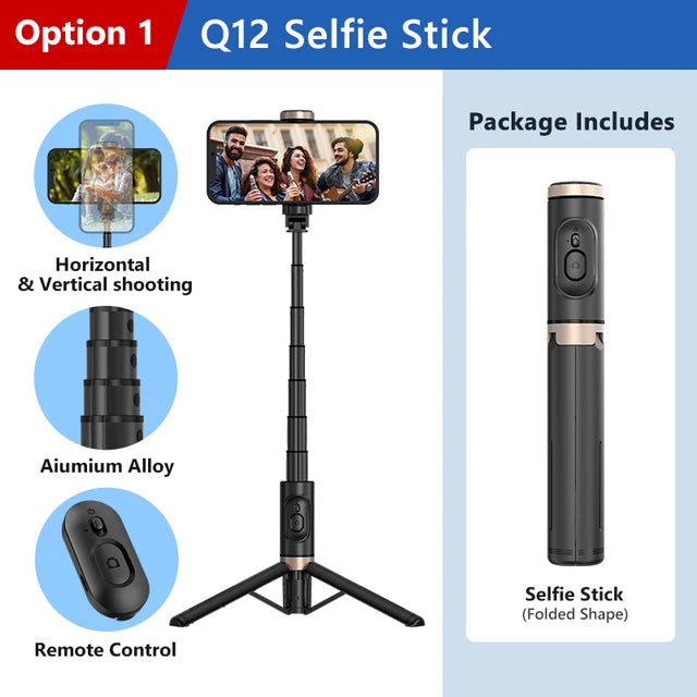 Roreta 2024 Bluetooth Selfie Stick