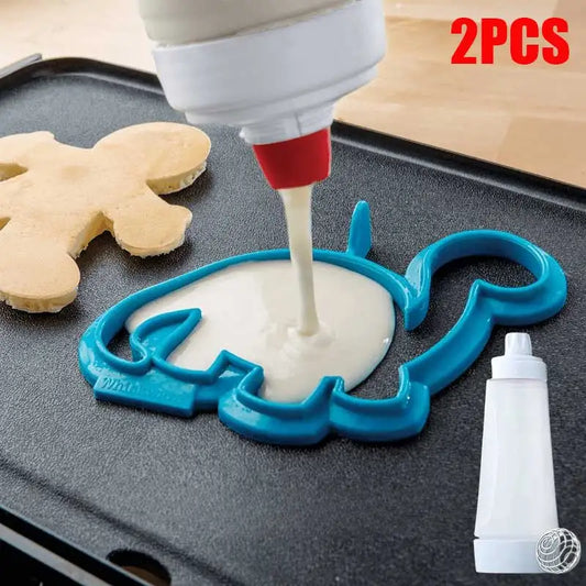 Pancake Batter Bottle with Whisk