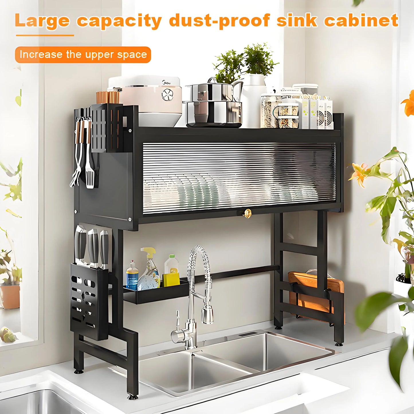 Dustproof Dish Drying Rack