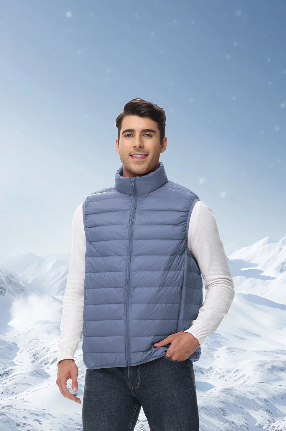 Men’s Sleeveless Warm Down Vest