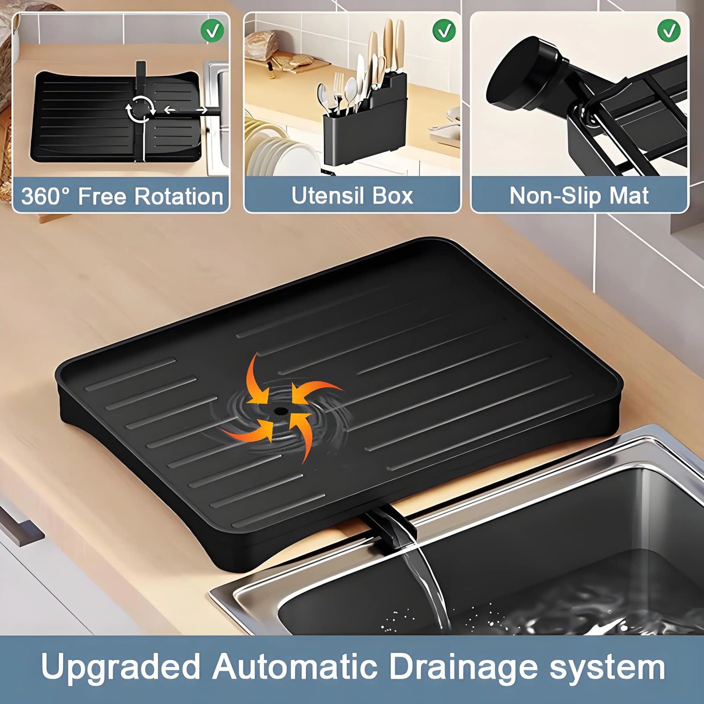 Collapsible Bowl and Plate Rack