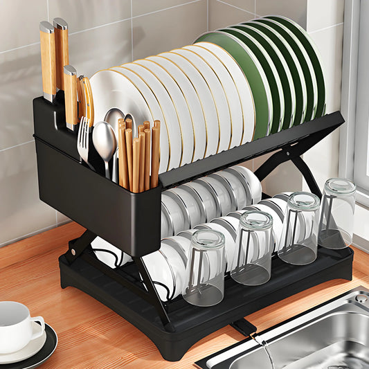 Collapsible Bowl and Plate Rack