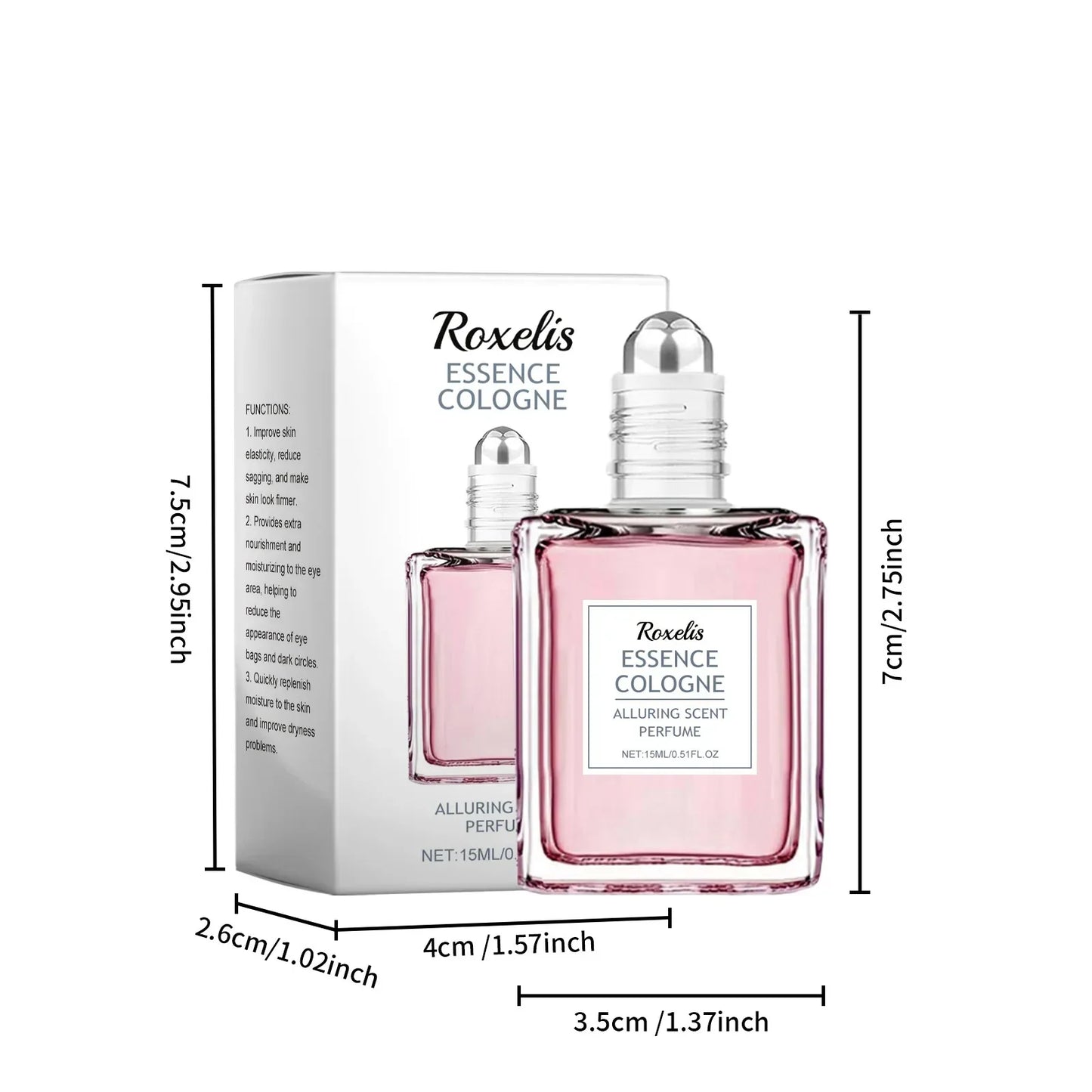 Roxelis Pink Rose Perfume 15ml