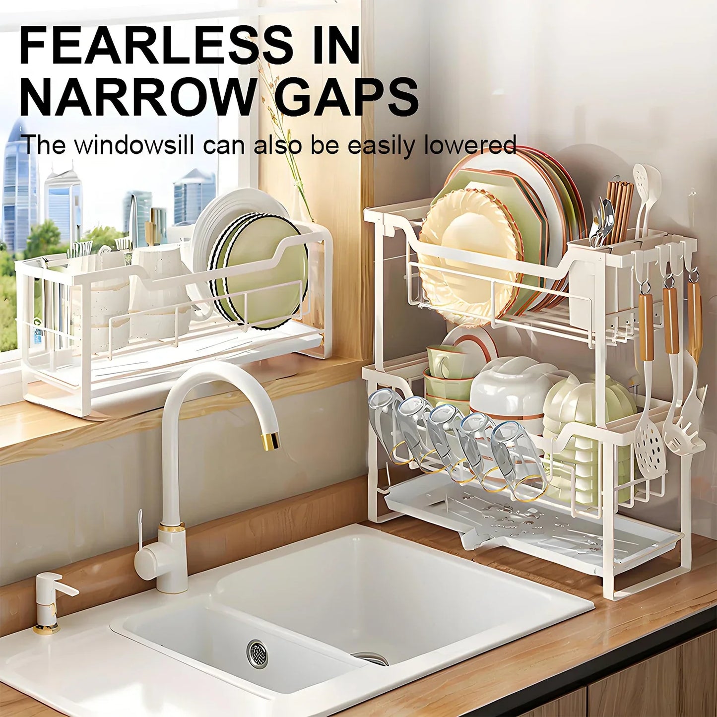 Kitchen Bowl and Plate Organizer