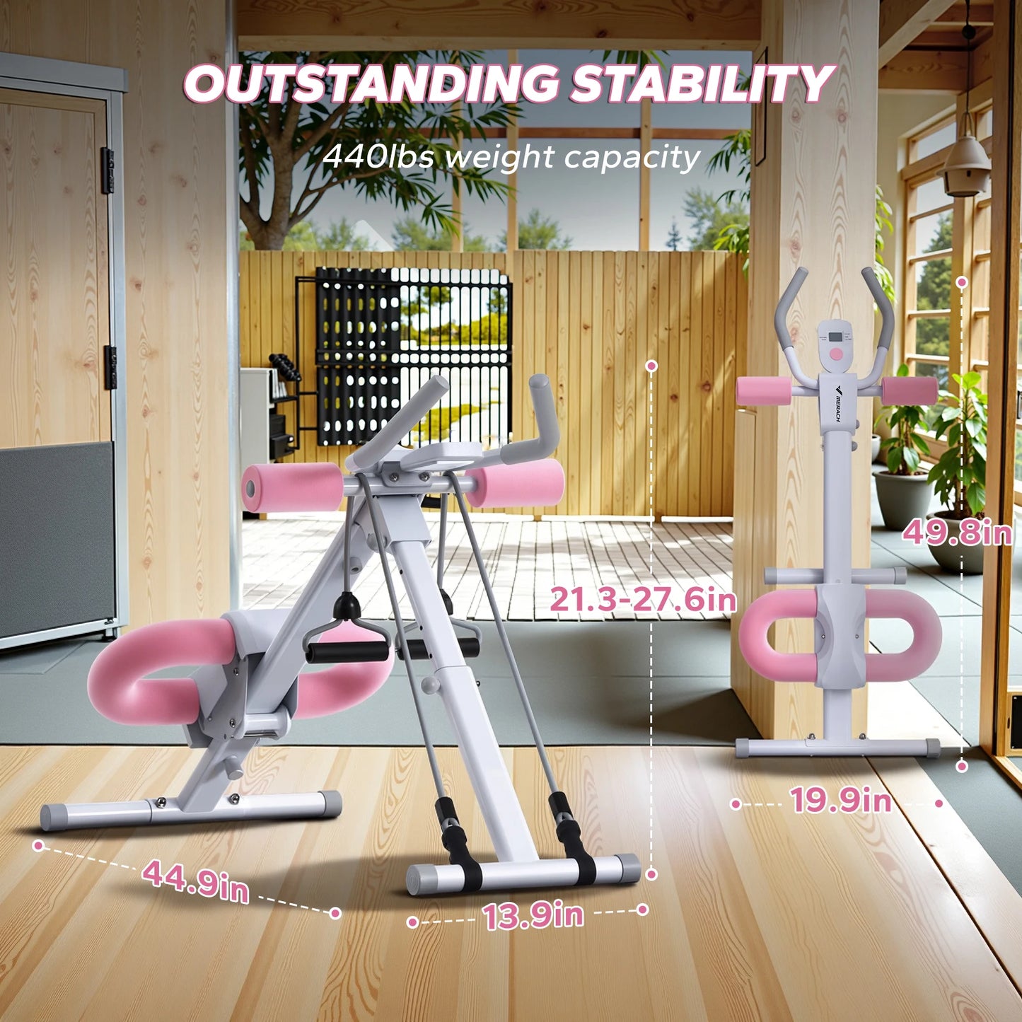MERACH Adjustable Ab Exercise Machine