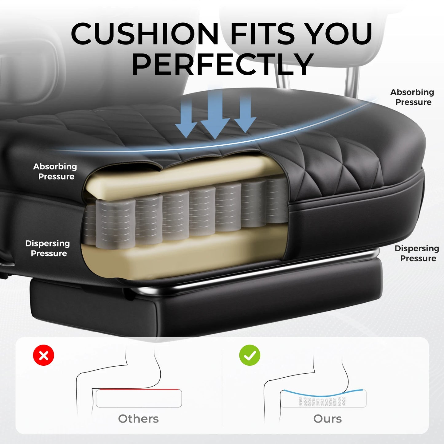 COMHOMA Big & Tall Ergonomic Gaming Chair