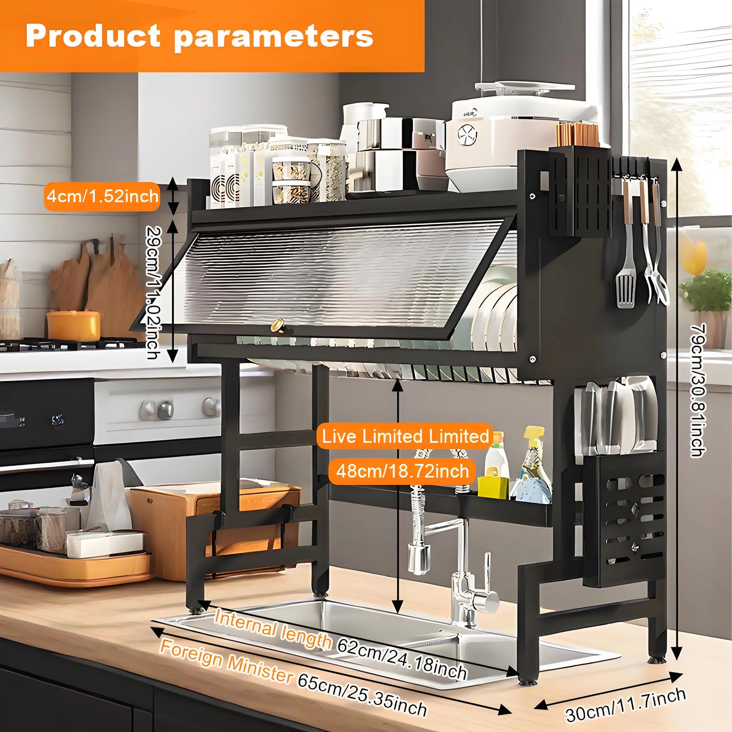 Dustproof Dish Drying Rack