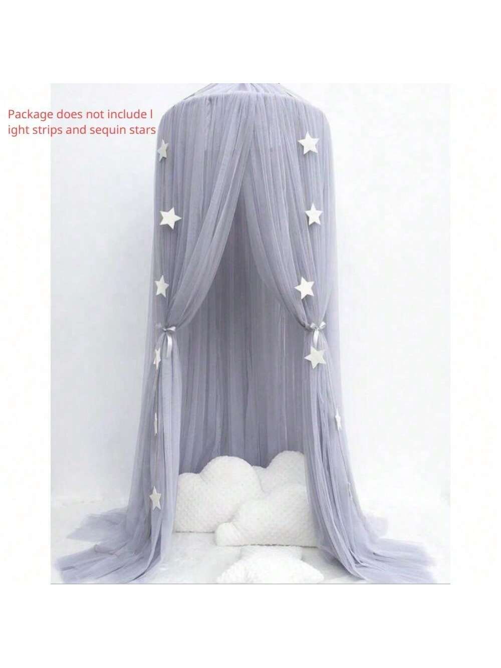 Baby Crib Mosquito Net Canopy - Grey