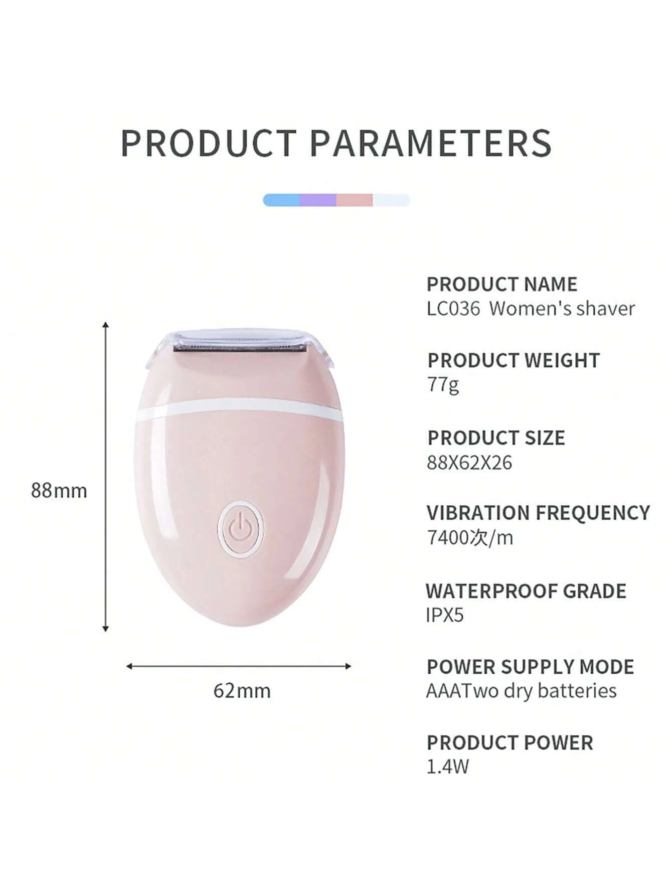 Portable Battery Women’s Hair Remover