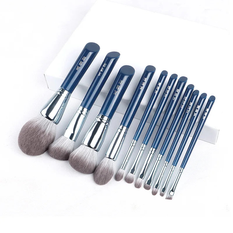 MyDestiny 11PCS Azure Blue Brush Set