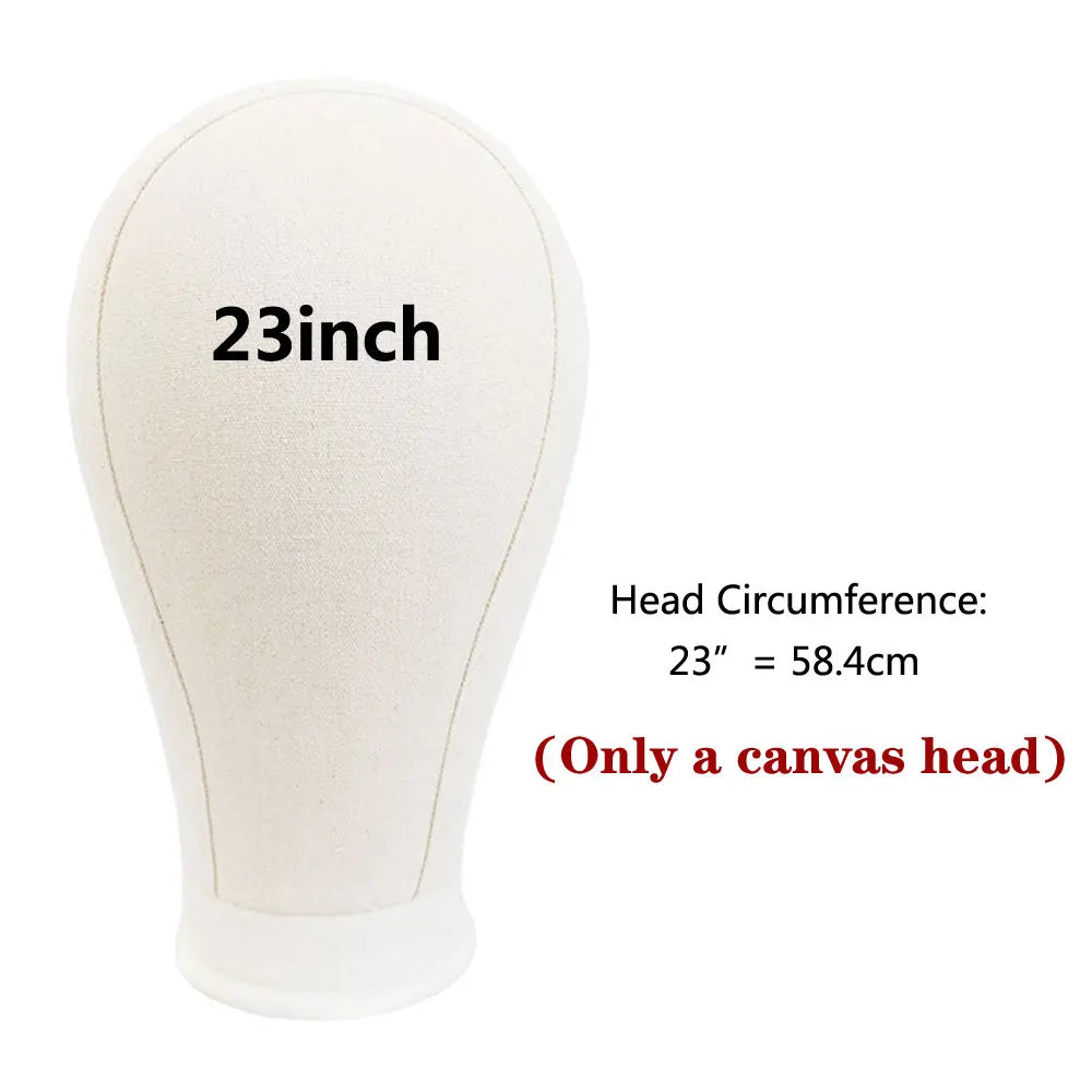 Canvas Mannequin Wig Head Stand