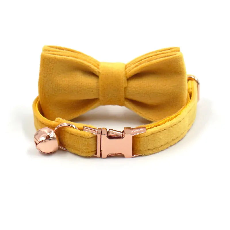 Personalized Velvet Cat Collar