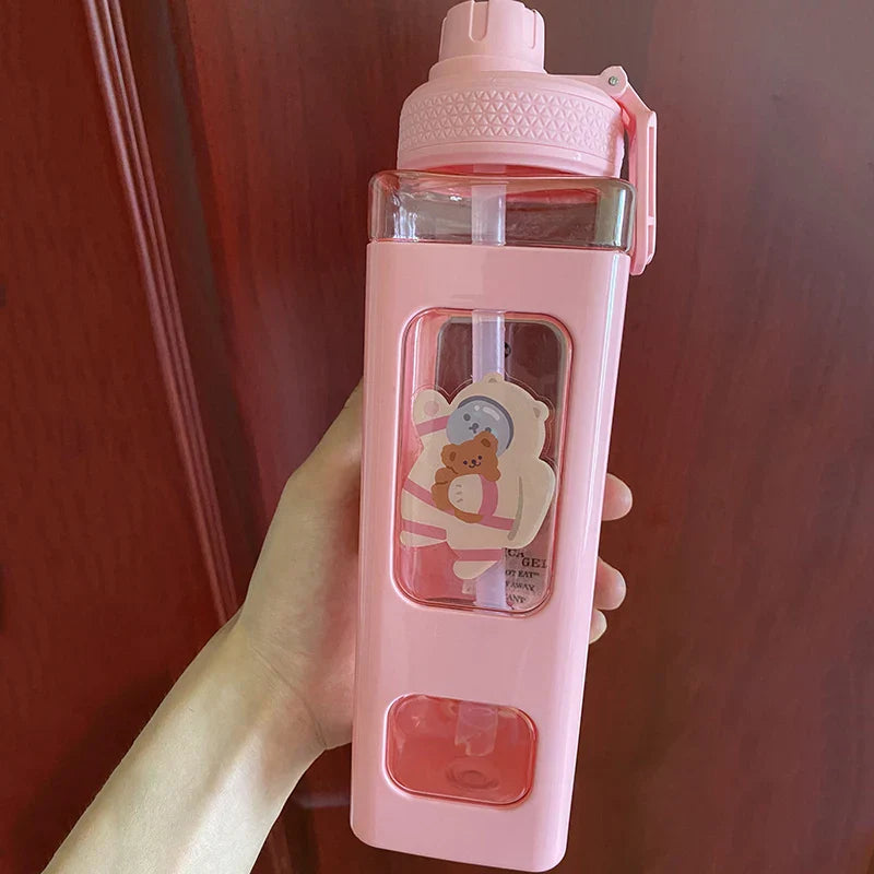 Kids BPA Free Water Bottle With Straw