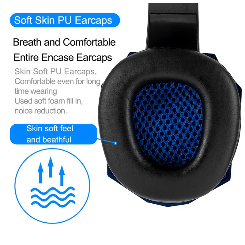 LED Wired Gaming Headphones