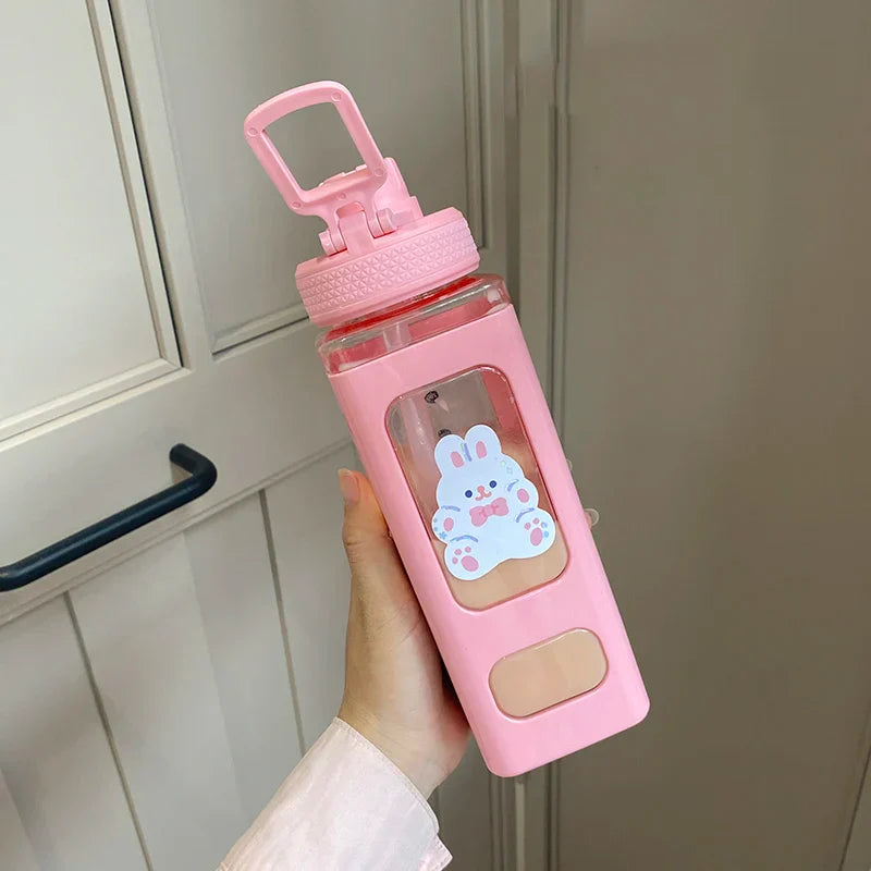 Kids BPA Free Water Bottle With Straw