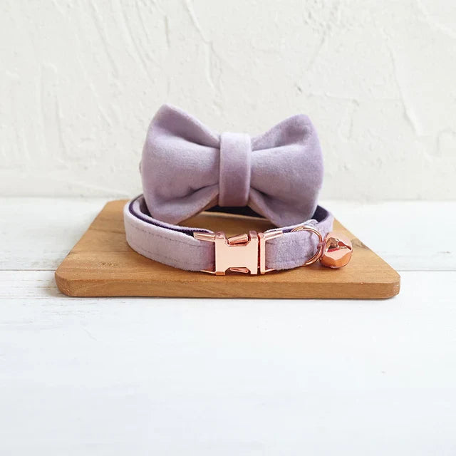 Personalized Velvet Cat Collar
