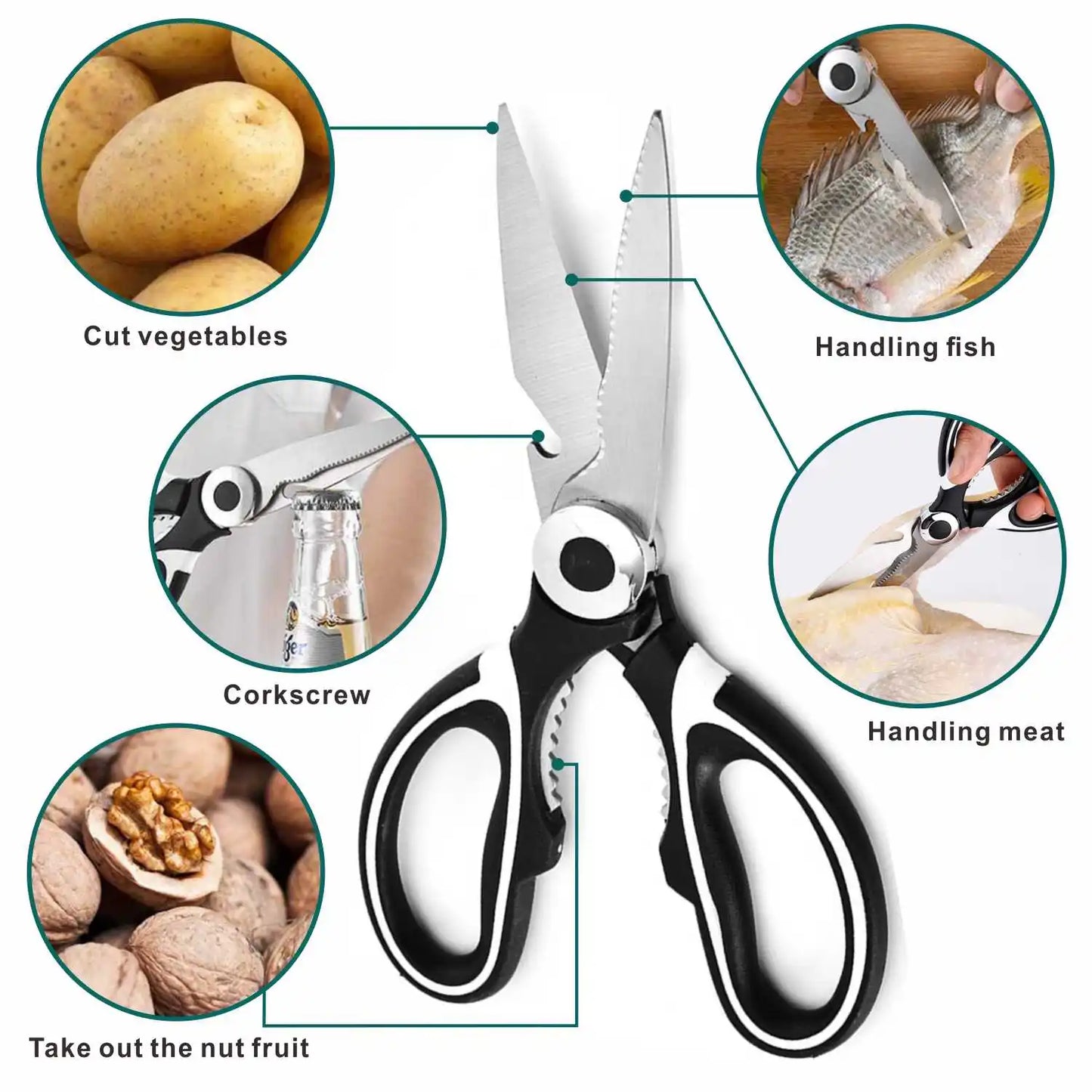 Multipurpose Kitchen Fish Scissors
