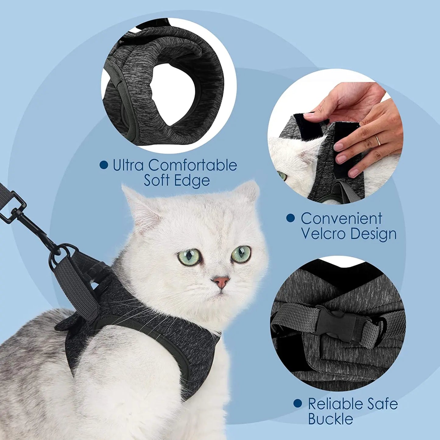 Adjustable Kitten Walking Harness