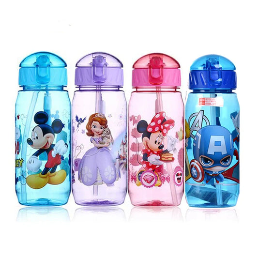 Kids BPA Free Water Bottle - Cartoon Sticker