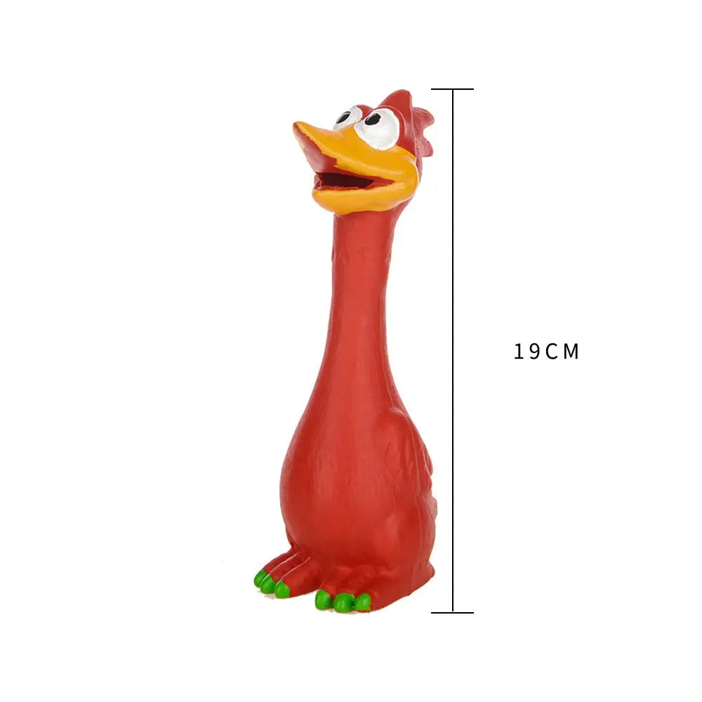 Funny Squeaky Chicken Dog Toy