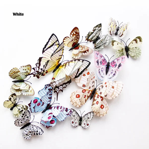 3D Butterfly Wall Stickers Set