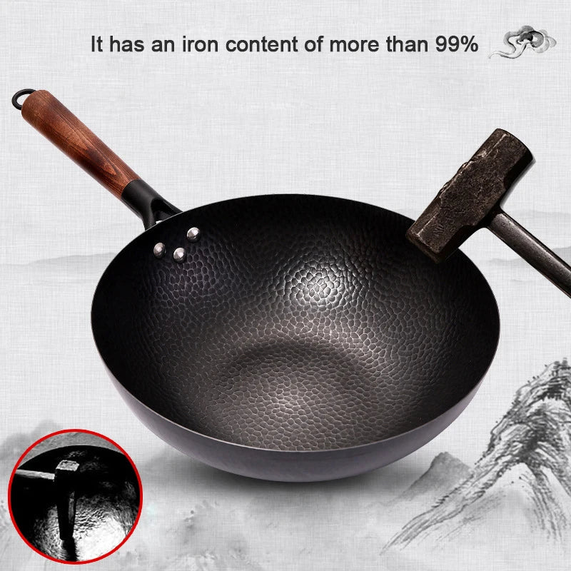 Chinese Style Iron Wok