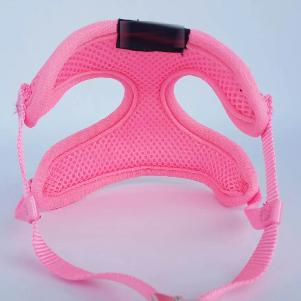 miss doggy Soft Mesh Dog Harness Set