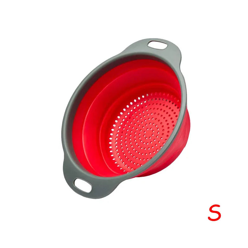 LMETJMA Round Folding Colander