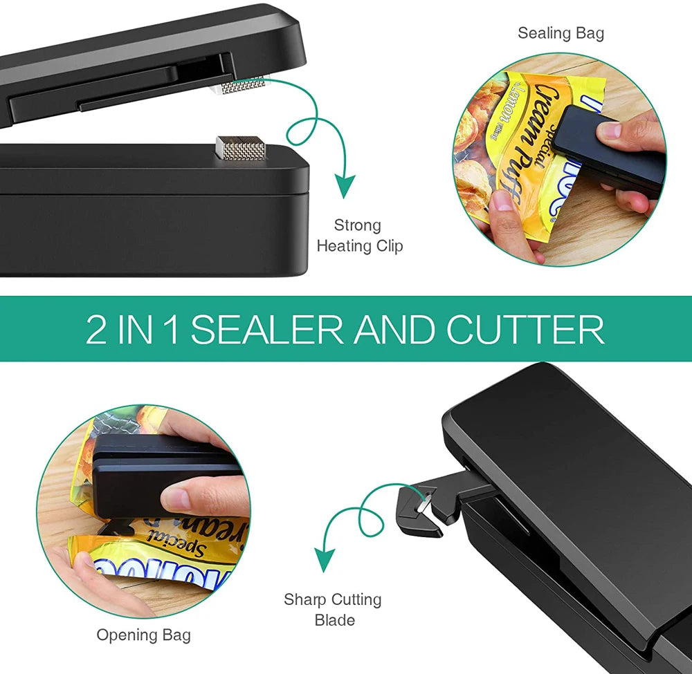 Mini Rechargeable Bag Sealer Cutter